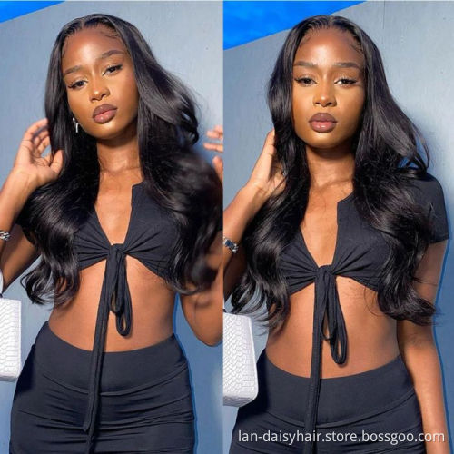 Factory Wholesale Human Hair Body Wave With Lace Closure Human Hair Extensions Bundles With 4*4 T part Closure